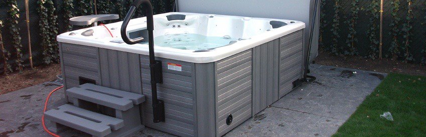 plaatsing van de spa