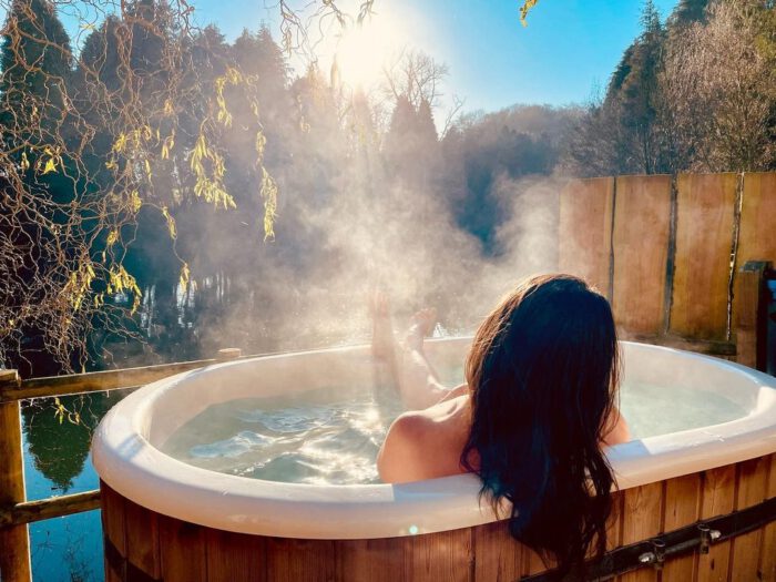 Hottub Oval 180x120cm met externe kachel - Afbeelding 3