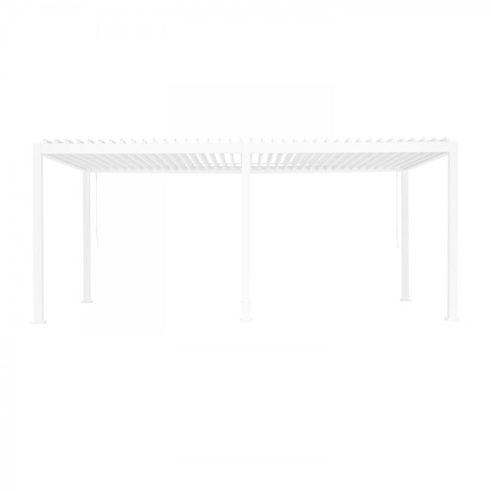 Alumel overkapping - 3x6 meter - White
