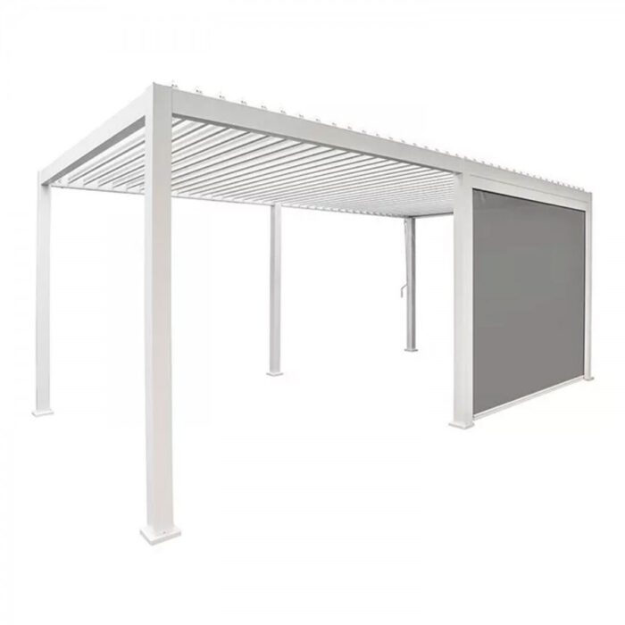 Alumel Screen 400cm - White