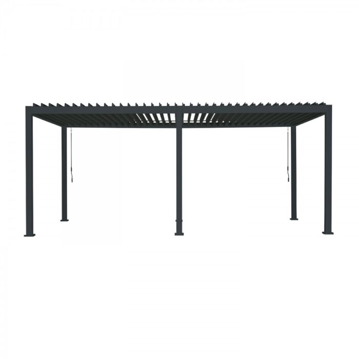 Alumel overkapping - 3x6 meter - Graphite
