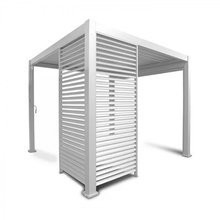 Alumel Louvre Shutter 93 - Voor 300 cm zijde - White